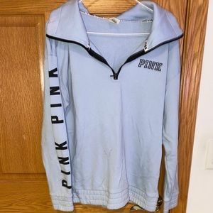 Vs pink quarter zip